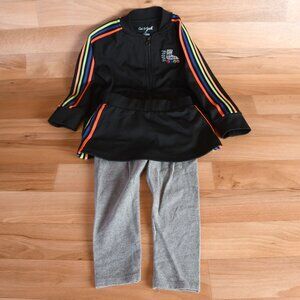 Cat & Jack (Size 2T) 2 piece set "Let Good Times Roll"